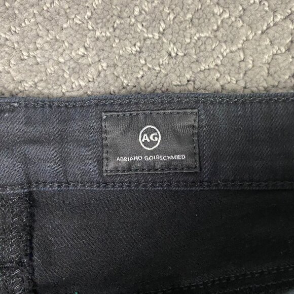 AG Adriano Goldschmied The Harper Essential Straight Jeans Women's 27R Black - Picture 7 of 14